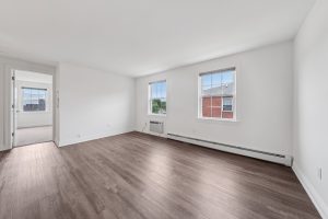Living room in apartment rental