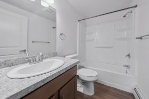 Bathroom in apartment rental