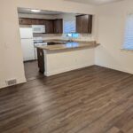 Living room in affordable apartment rental