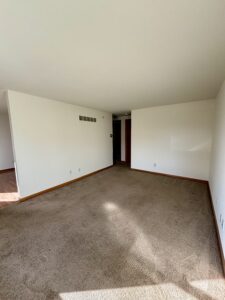 Living space in apartment