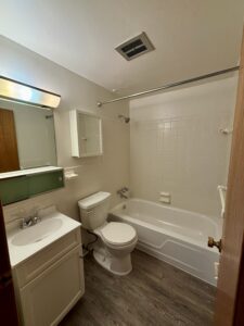 Bathroom in apartment rental