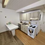 Kitchen in studio apartment for rent