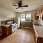 Kitchen of apartment for rent