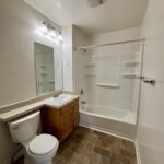 Bathroom in affordable apartment for rent