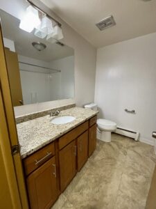 Bathroom in apartment for rent