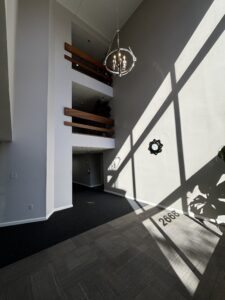 Lobby in apartment complex for rent