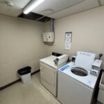 Laundry in apartment complex for rent