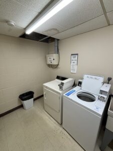 Laundry in apartment complex for rent