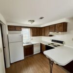 Kitchen in townhome for rent