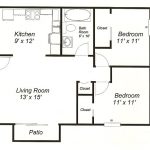 Apartment rental floorplan