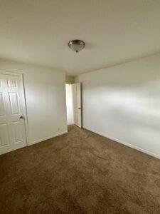 Bedroom view in apartment rental