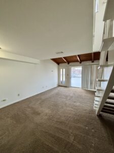 Living space of Townhouse rental
