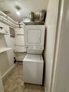 In-unit laundry of Townhouse rental