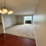 Student Apartment rental living room