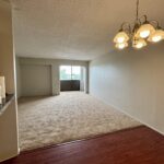 Student housing rental living room