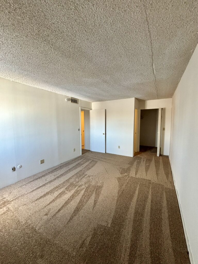 Student housing rental bedroom
