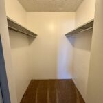 Walk-in closet in apartment for rent