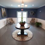 Lobby in apartment complex